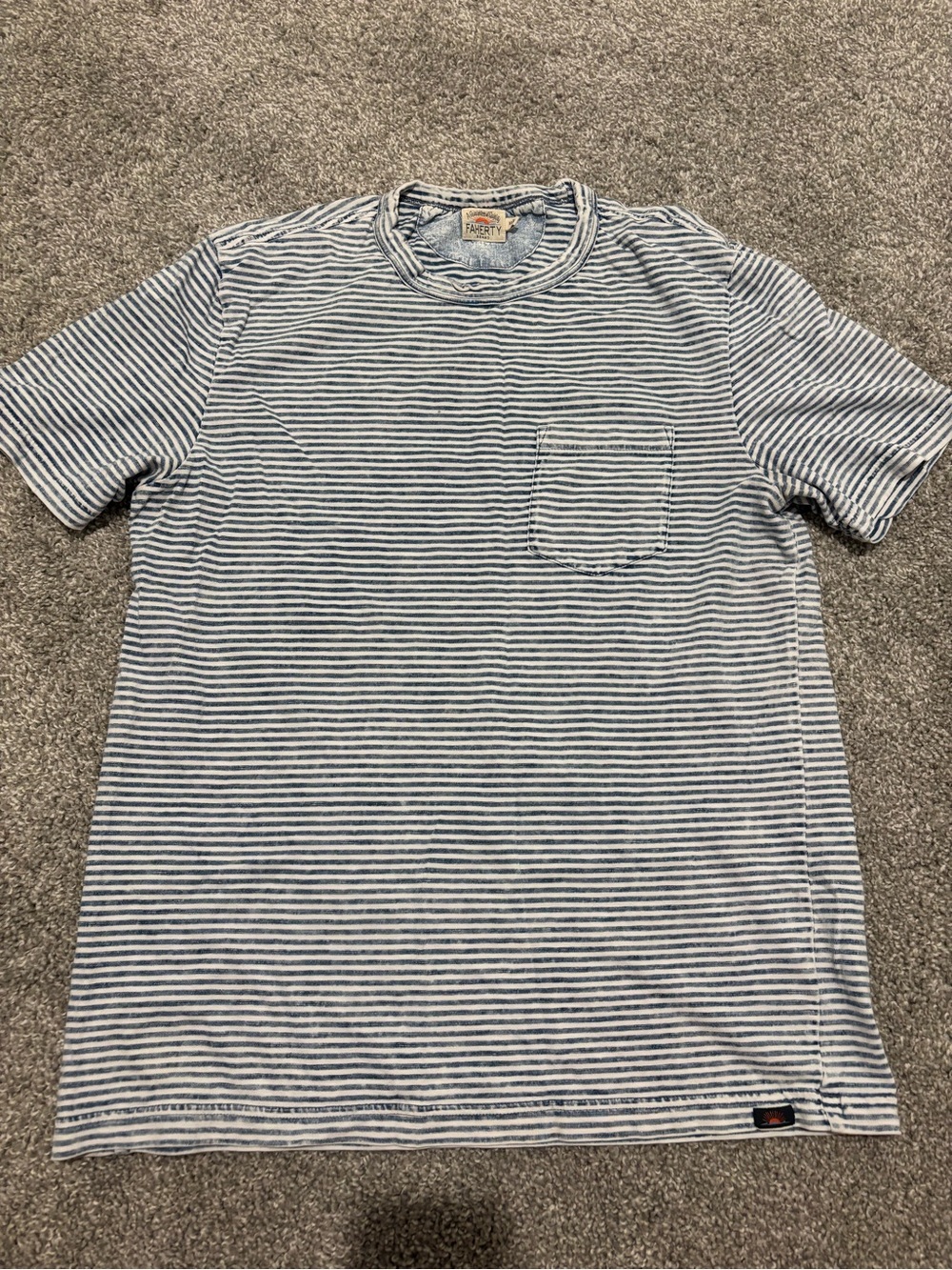 Faherty Sunwashed Pocket Tee